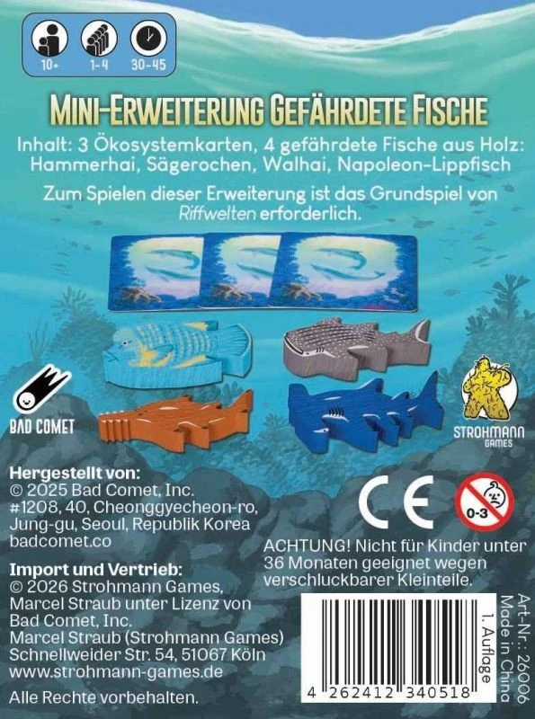 Riffwelten: Gefährdete Fische - DE