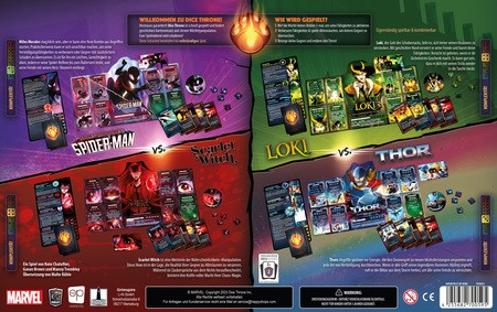 Marvel Dice Throne: Scarlet Witch, Thor, Loki & Spider-Man - DE