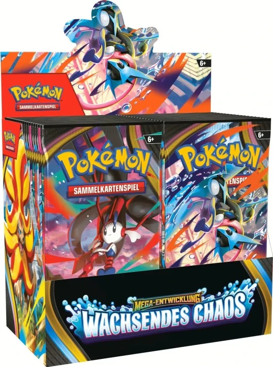 Pokemon: PKM ME04 Wachsendes Chaos Display (36 Booster) - DE