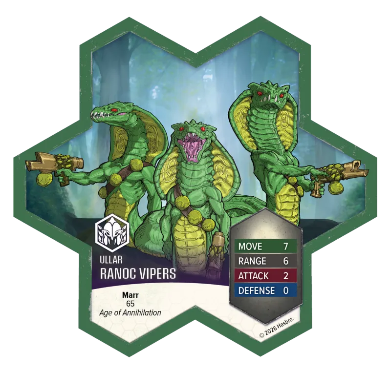 Heroscape Elites of Ullar and Ranoc Vipers Army Expansion