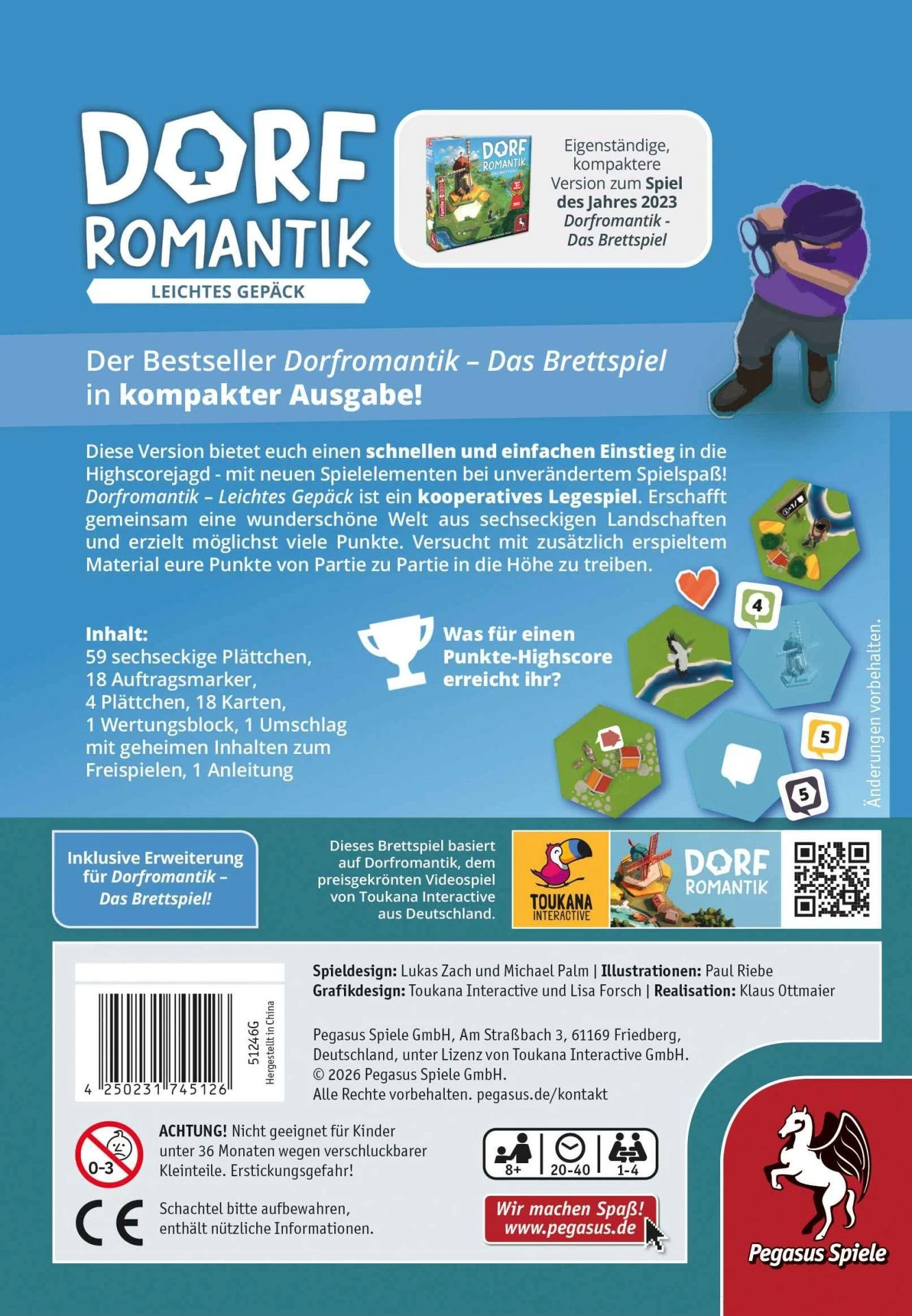 Dorfromantik: Leichtes Gepäck inkl. Mini-Erweiterung Limes - DE