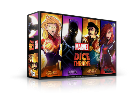 Marvel Dice Throne: Captain Marvel, Black Panther, Doctor Strange & Black Widow - DE