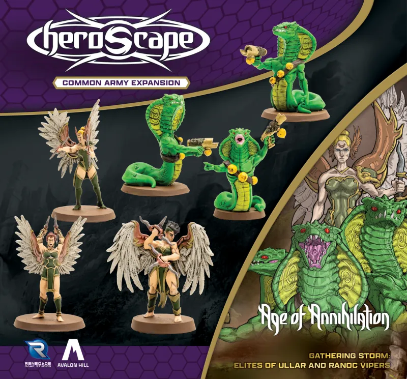 Heroscape Elites of Ullar and Ranoc Vipers Army Expansion