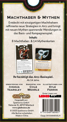 Arcs: Machthaber & Mythen - DE