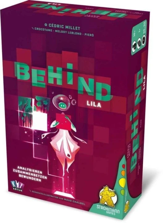Behind zweite Box mit drei neuen Puzzles und logisch zusammensetzbaren Plättchen