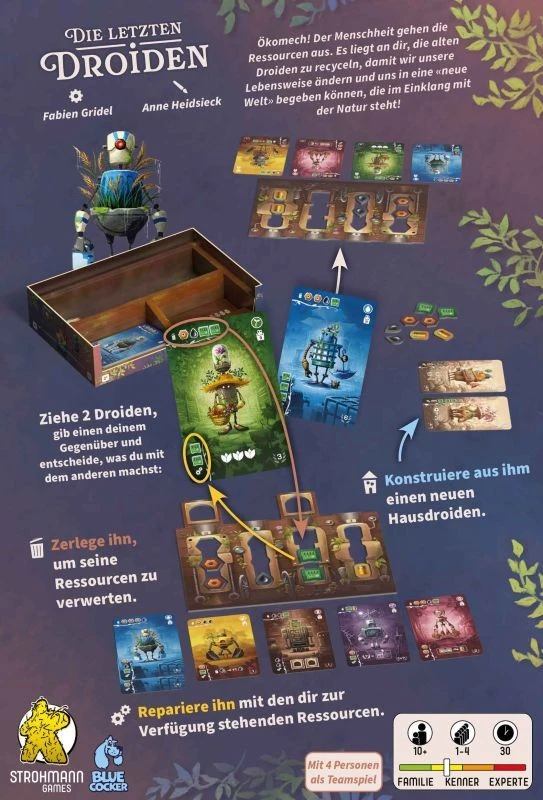 Die letzten Droiden – Brettspiel über Recycling und Ökomechs