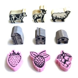 Fromage: Deluxe Upgrade Wooden Tokens - DE
