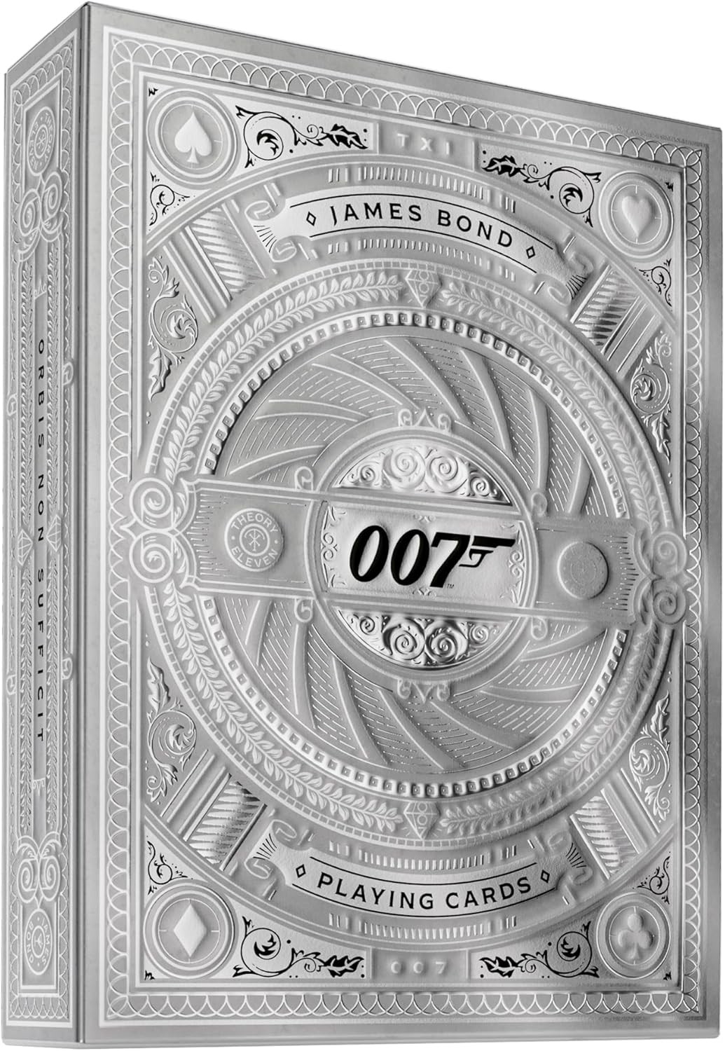 Theory11: James Bond Agent 007 Silver Edition Playing Cards