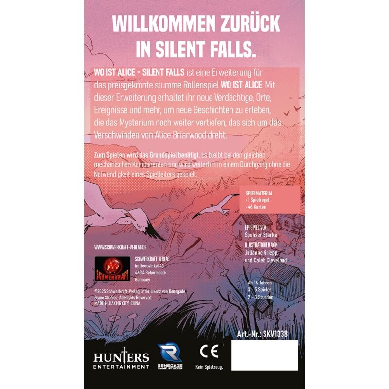Wo ist Alice?: Silent Falls - DE
