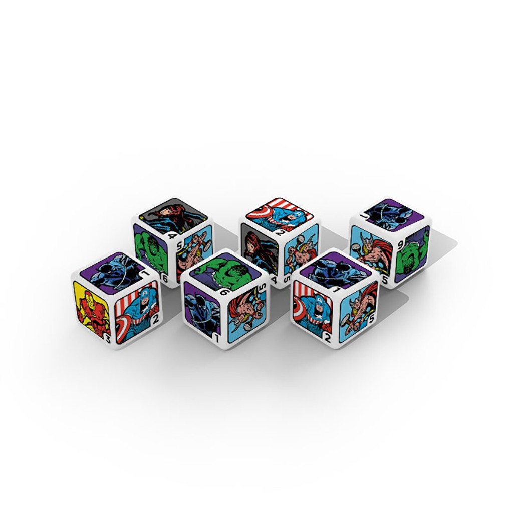 USAopoly Marvel Avengers Würfel Set
