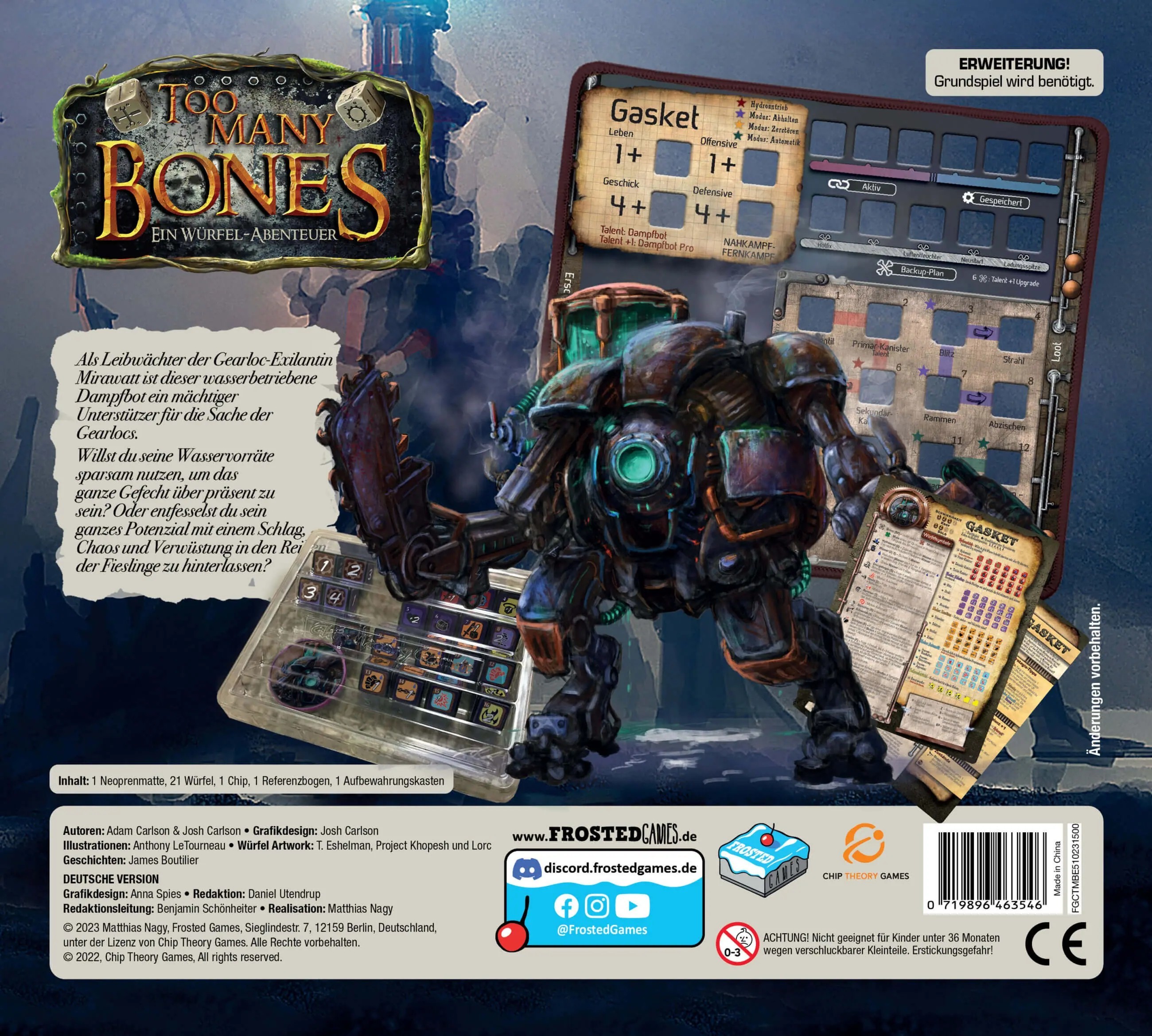 Too Many Bones: Gasket - DE
