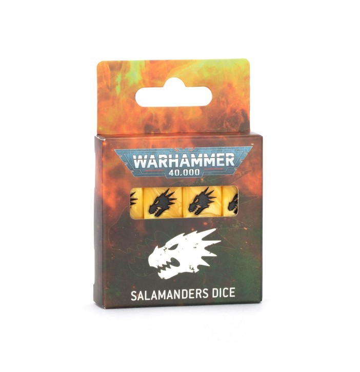 W40K: Salamanders Dice Set