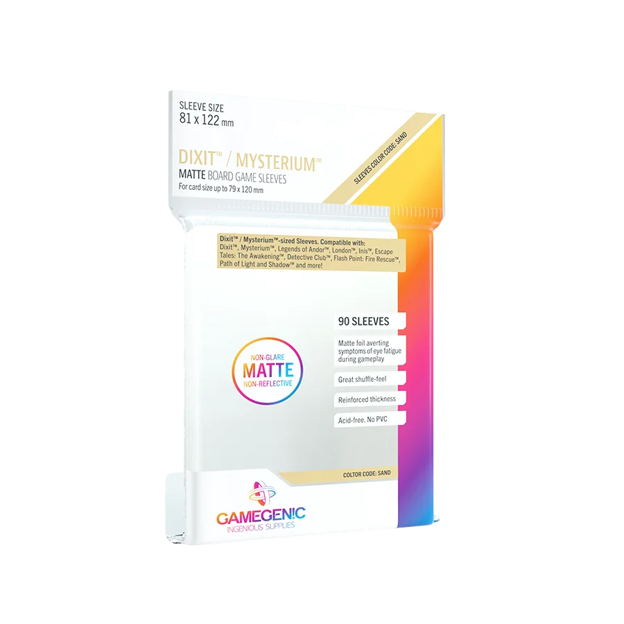Gamegenic - MATTE Dixit Sleeves 81 x 122 mm