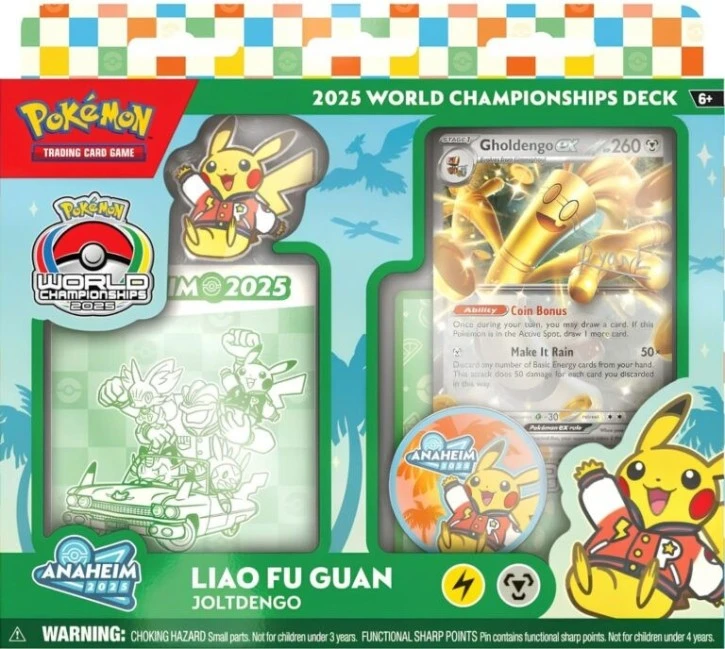 Pokemon: Liao Fu Guan: Monetigo-ex: Weltmeisterschaftsdeck 2025 - DE