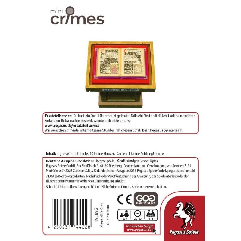 MiniCrimes - Ein wertvolles Buch - DE