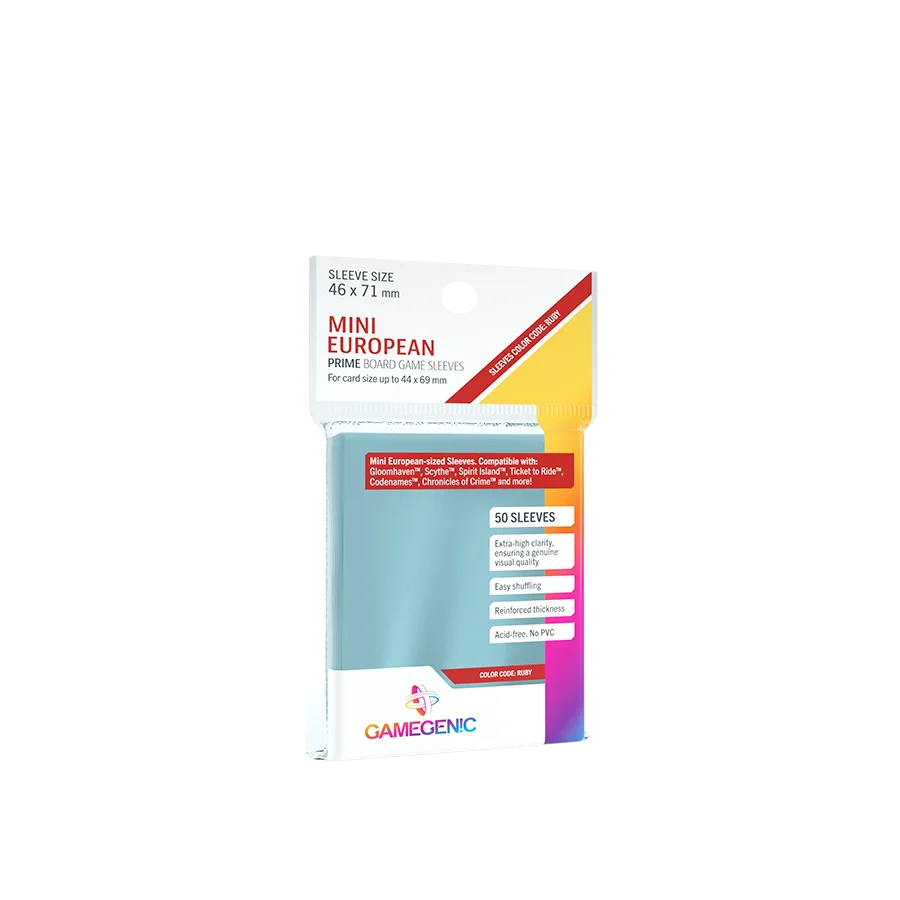 GAMEGENIC: PRIME Mini European-Sized Sleeves 46 x71 mm