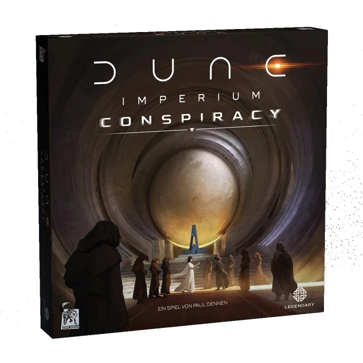 Dune Imperium Conspiracy Erweiterung mit Verschwörungskarten, politischen Intrigen und neuen Spieloptionen im Dune-Universum