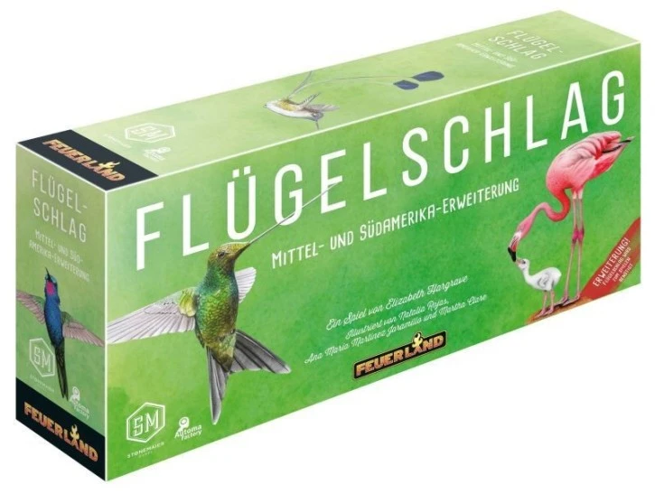Flügelschlag Mittel- und Südamerika – Brettspiel-Erweiterung auf Deutsch