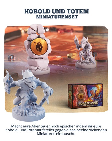 Forgeflame - Kobold und Totem Minatur-Set - DE