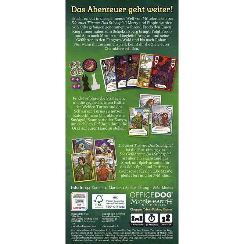Der Herr der Ringe: Die zwei Türme: Das Stichspiel - DE