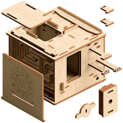 Escwelt Space Box 3D Puzzle