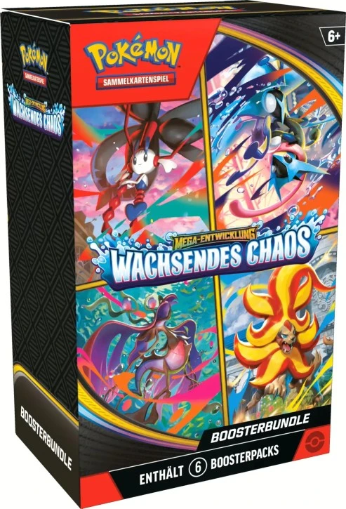 Pokemon: PKM ME04 Wachsendes Chaos Boosterbundle - DE